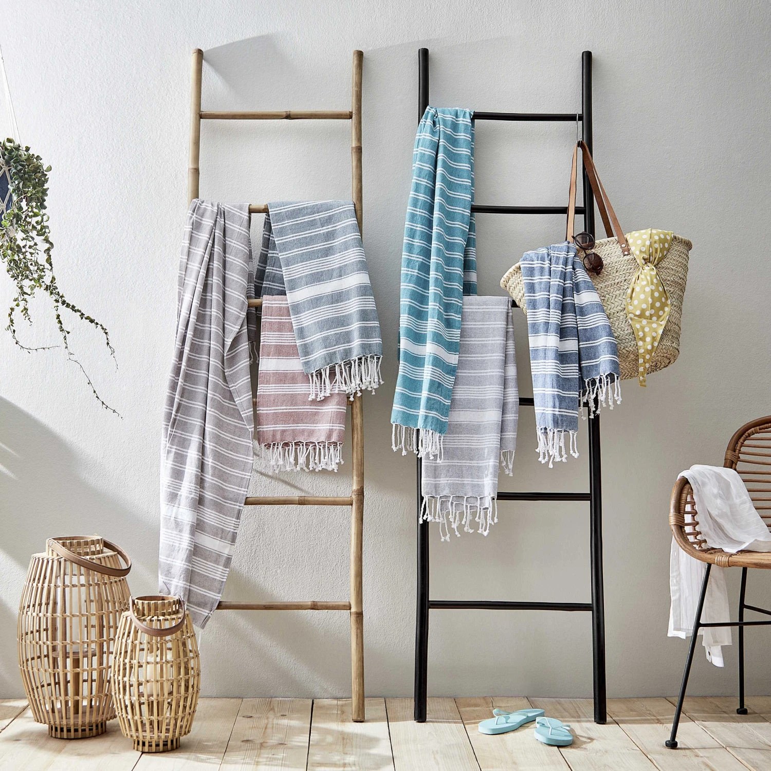 Hamamtuch L 170 X B 90cm SURFSIDE In Rot - Image 2