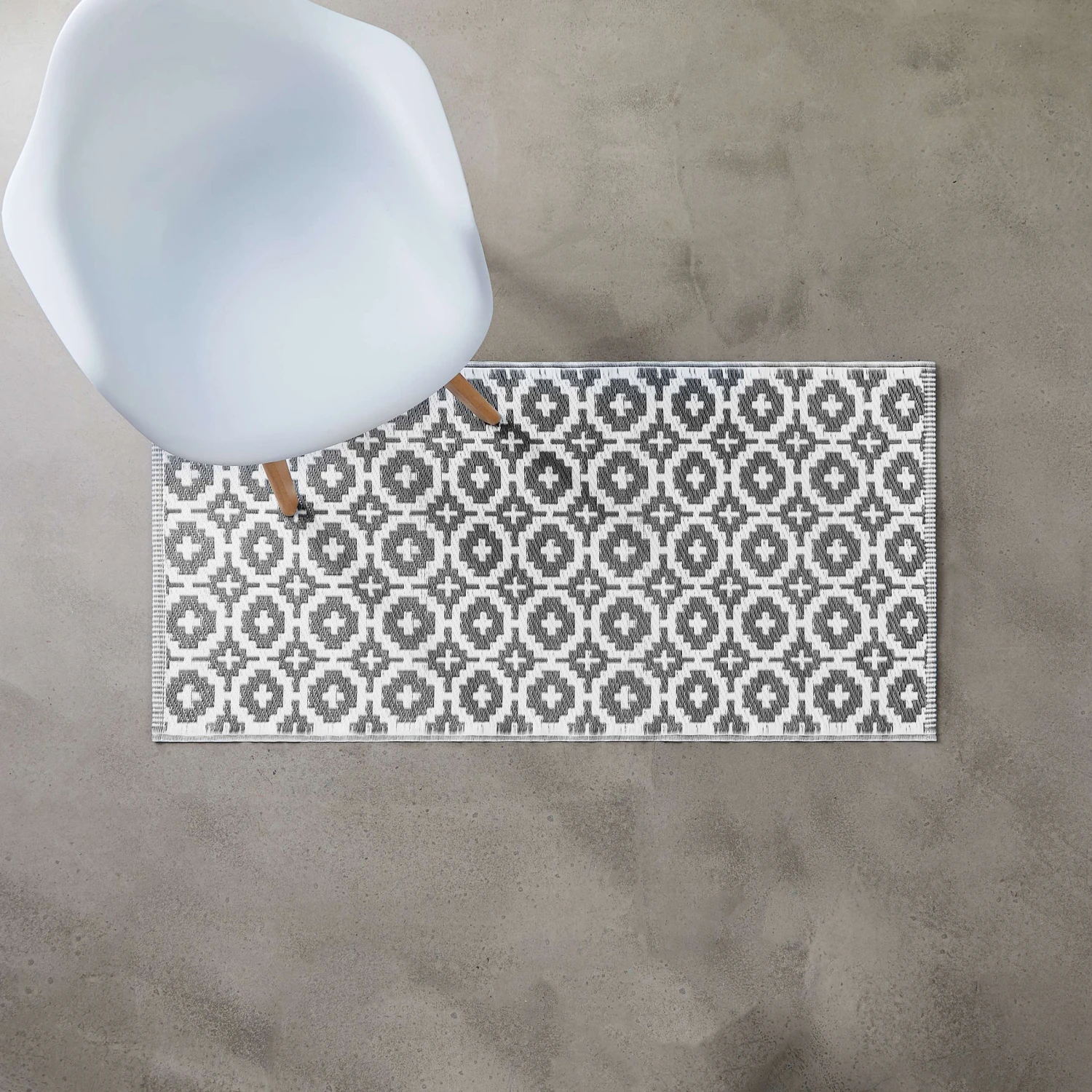 In- & Outdoor-Läufer Mosaik L 140 X B 70cm COLOUR CLASH In Grau - Image 4