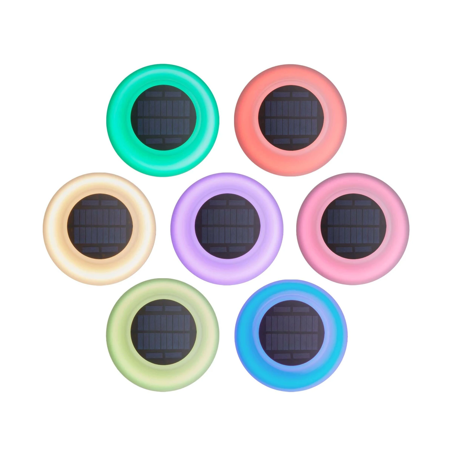 Outdoor Solar-Tischleuchte Mit Farbwechsel LIGHT UP In Schwarz-Weiß - Image 4