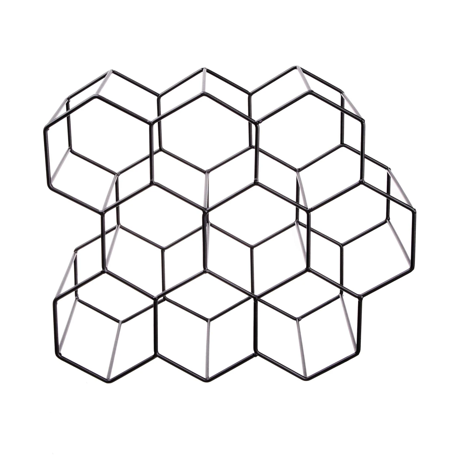 Weinregal Für 9 Flaschen L 36 X H 30cm CUBICLE In Schwarz - Image 3