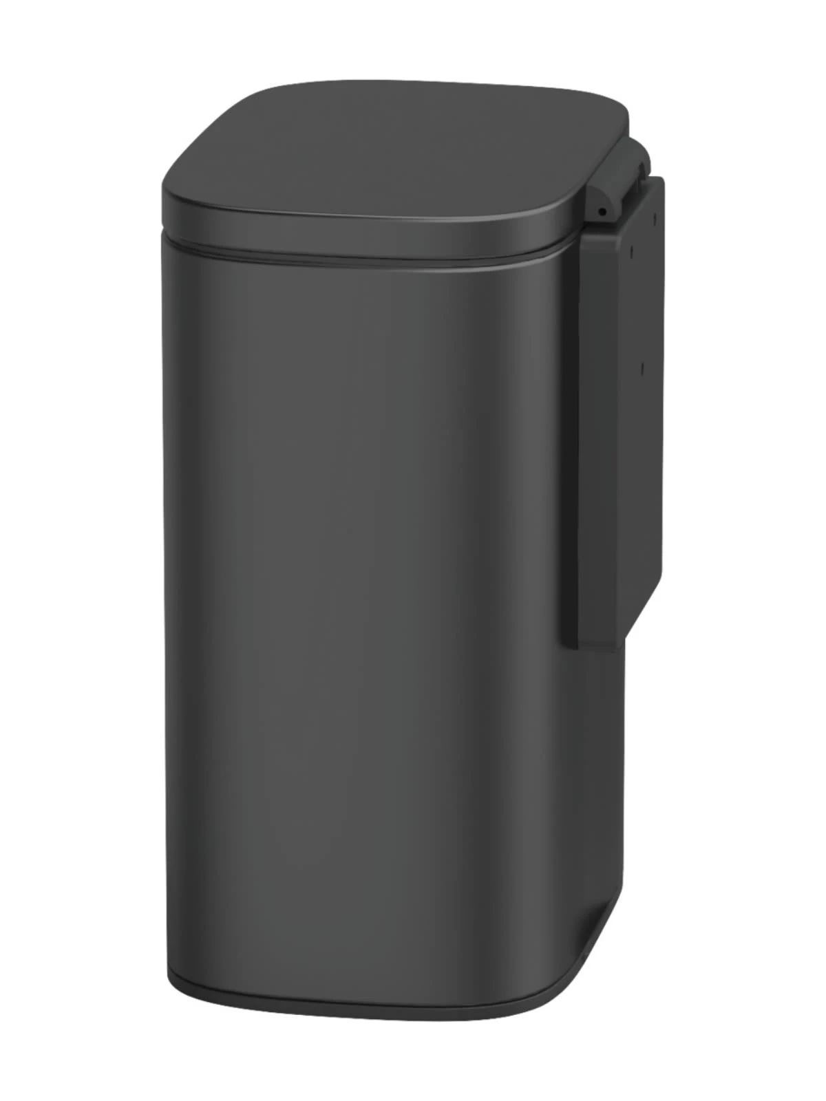 Wenko Wand-Kosmetikeimer Sare Schwarz 5 L In Schwarz - Image 5